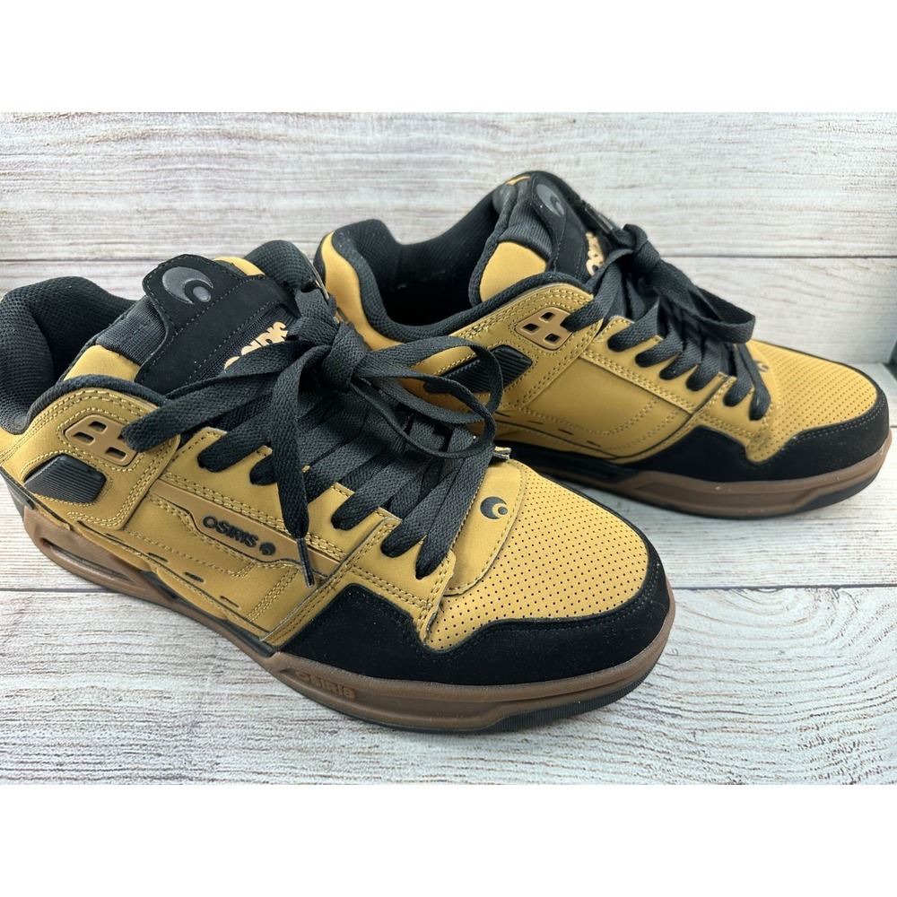 Osiris Men's Black Gum Peril Synthetic Skate Workwear Sneakers Shoes Size 12